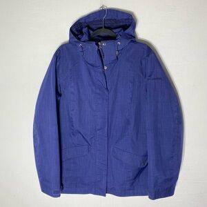Columbia Sportswear Navy Blue Interchange Hooded Jacket OUTER SHELL ONLY XL